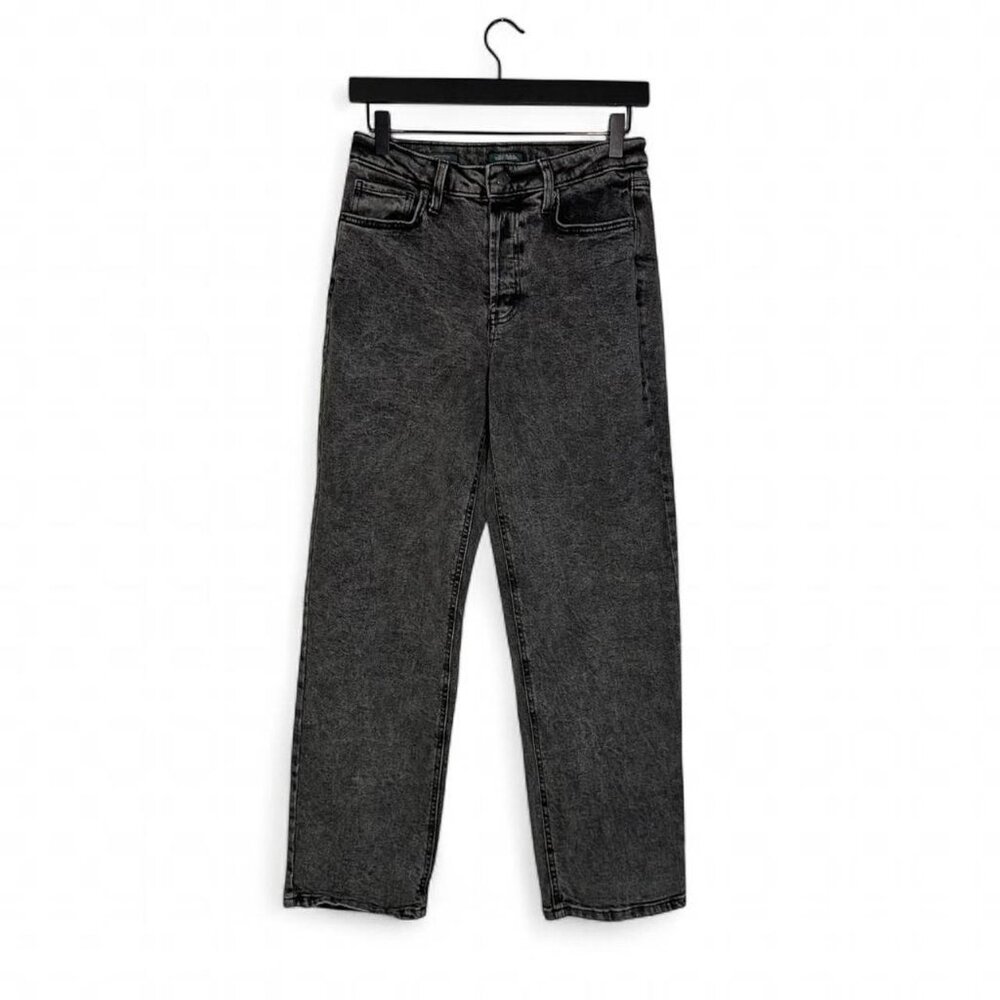 Wild Fable Super High Rise Straight Leg Jeans Black Wash